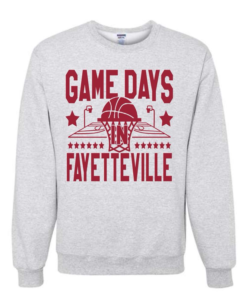 Game days in Fayetteville