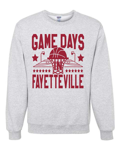 Game days in Fayetteville